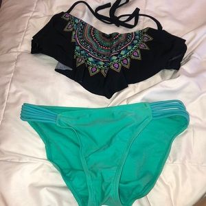 Bikini top & bottom.